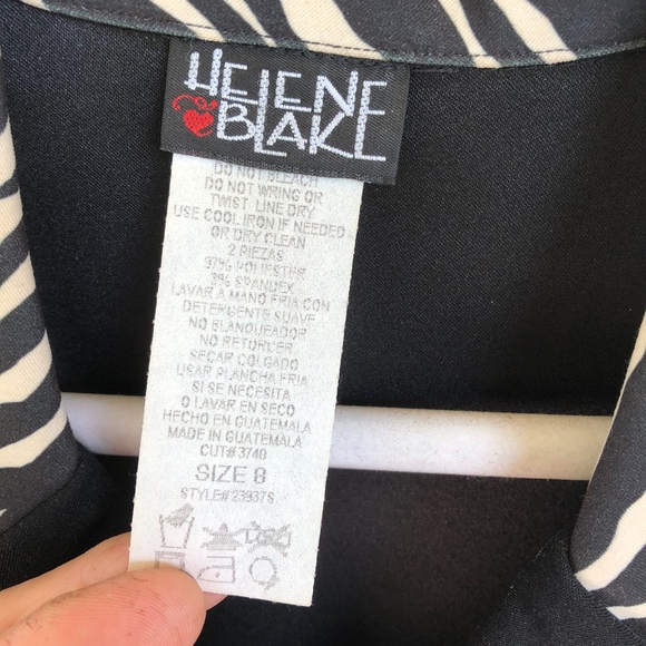 HELENE BLAKE black cute jacket/vented jacket - Picture 5 of 5